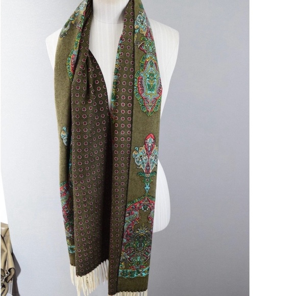 Talbots cashmere scarf warm NWT brand new winter fall autumn reversible - Picture 8 of 8